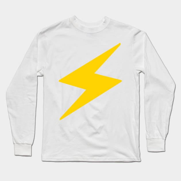 Lightning Bolt Emoticon Icon Long Sleeve T-Shirt by AnotherOne